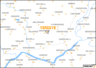 map of Yonggye