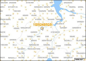 map of Yŏnghang-ri