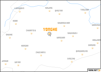 map of Yonghe
