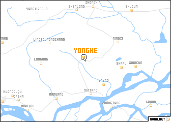 map of Yonghe