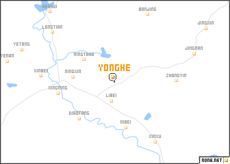 map of Yonghe