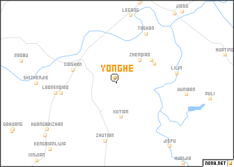 map of Yonghe