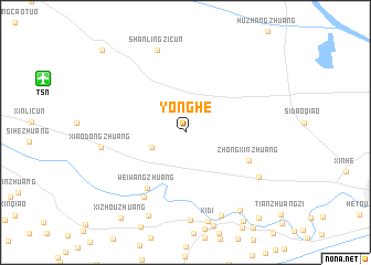 map of Yonghe