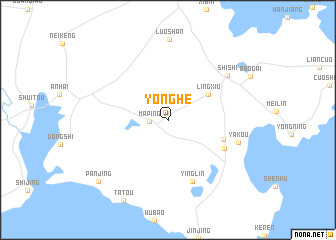 map of Yonghe