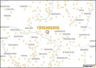 map of Yongho-dong