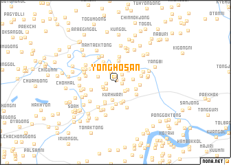 map of Yonghosan