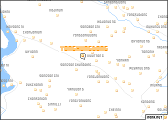 map of Yonghŭng-dong