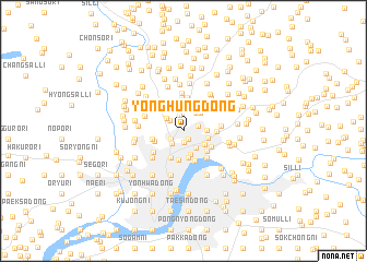 map of Yonghŭng-dong