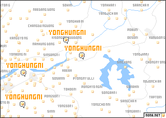 map of Yonghŭng-ni