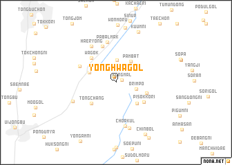 map of Yonghwa-gol