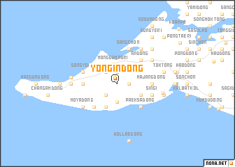 map of Yongin-dong