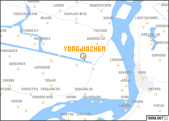 map of Yongjiazhen