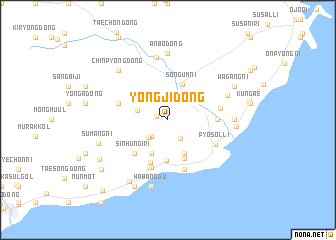 map of Yŏngji-dong