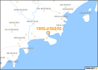 map of Yŏngjin-dong