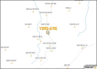 map of Yongjing