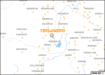 map of Yongjiwŏn-ni