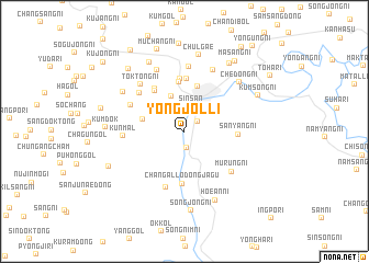 map of Yongjŏl-li