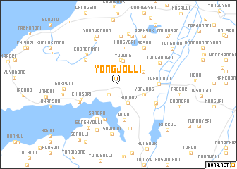 map of Yŏngjŏl-li