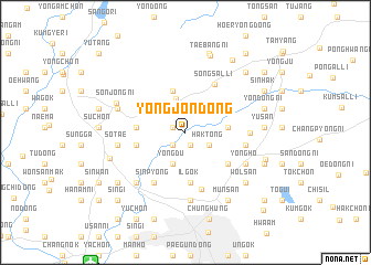 map of Yongjŏn-dong