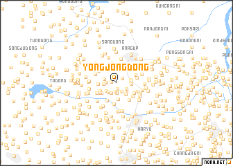 map of Yongjŏng-dong