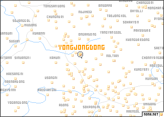 map of Yongjŏng-dong