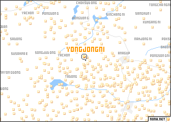 map of Yongjŏng-ni