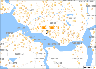 map of Yŏngjŏng-ni
