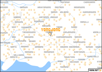 map of Yongjŏng