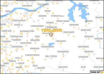 map of Yongjŏn-ni