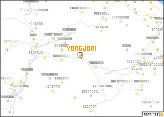 map of Yŏngjŏ-ri