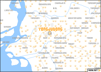 map of Yongju-dong