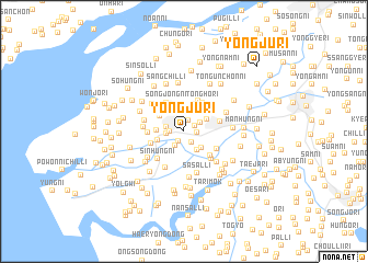 map of Yongju-ri