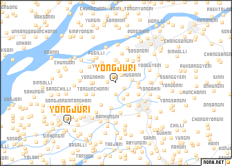 map of Yongju-ri