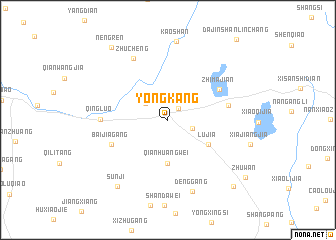 map of Yongkang