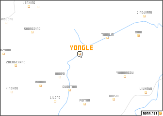 map of Yongle