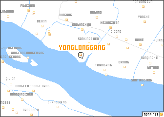 map of Yonglonggang