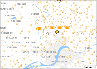 map of Yongmun-dong