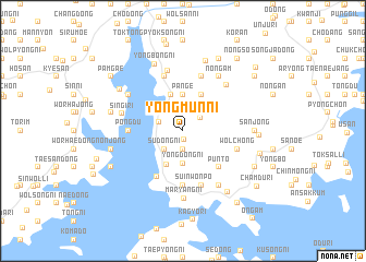 map of Yongmun-ni