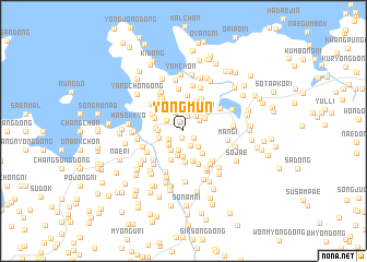 map of Yongmun