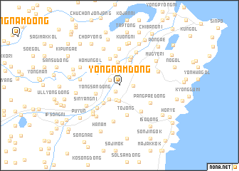 map of Yongnam-dong