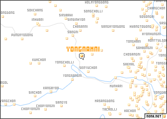 map of Yongnam-ni