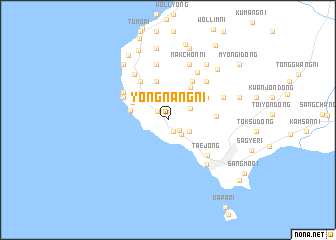 map of Yŏngnang-ni
