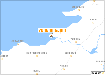 map of Yongningjian