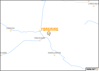 map of Yongning