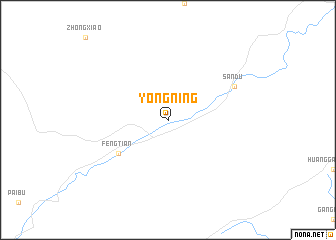 map of Yongning