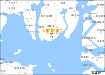 map of Yongning
