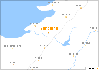 map of Yongning