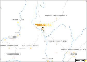 map of Yong Peng