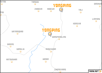 map of Yongping