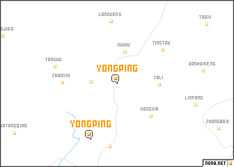 map of Yongping